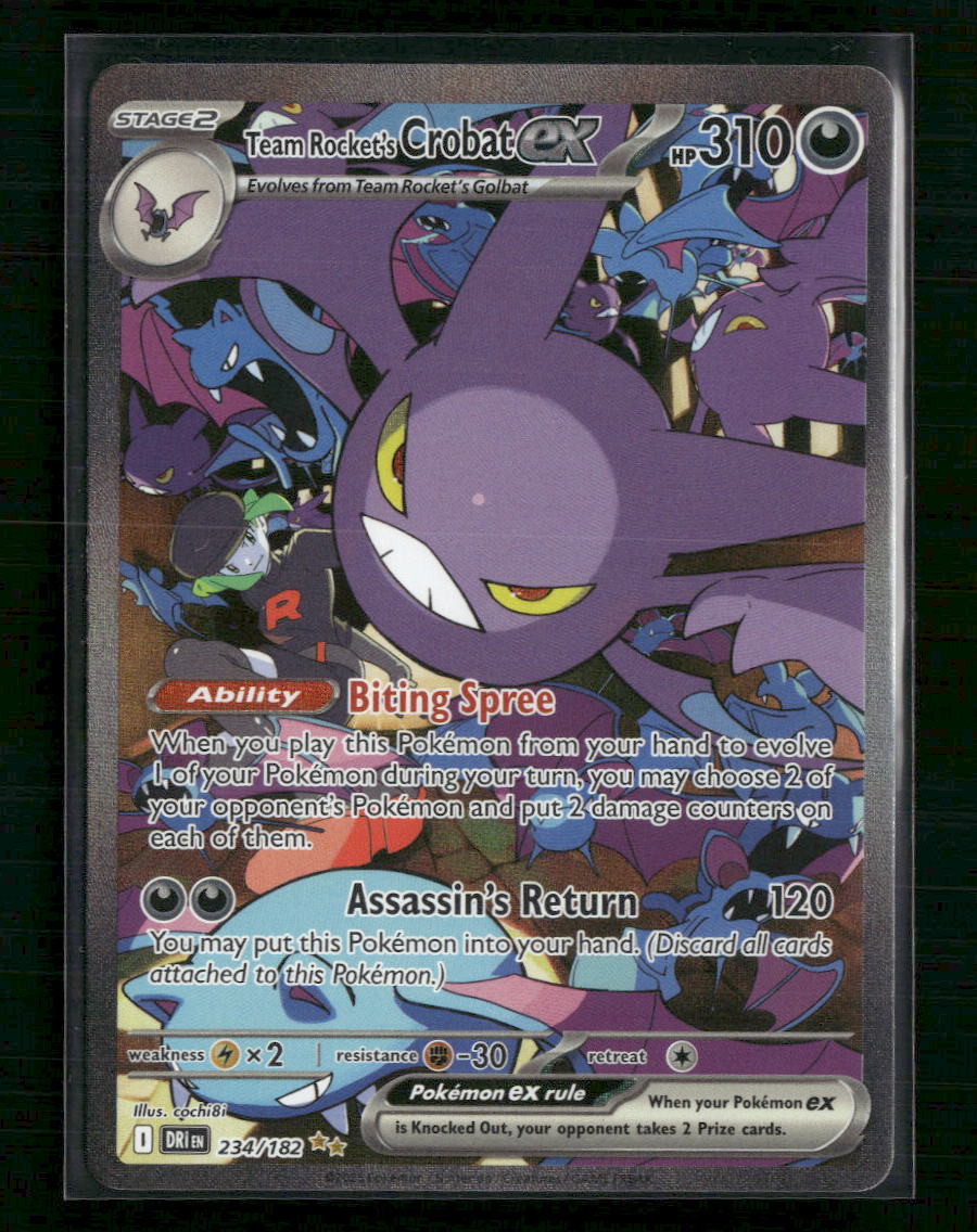 Team Rocket's Crobat ex SV10: Destined Rivals #234/182