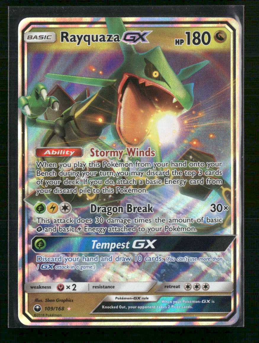 Rayquaza GX SM - Celestial Storm #109/168