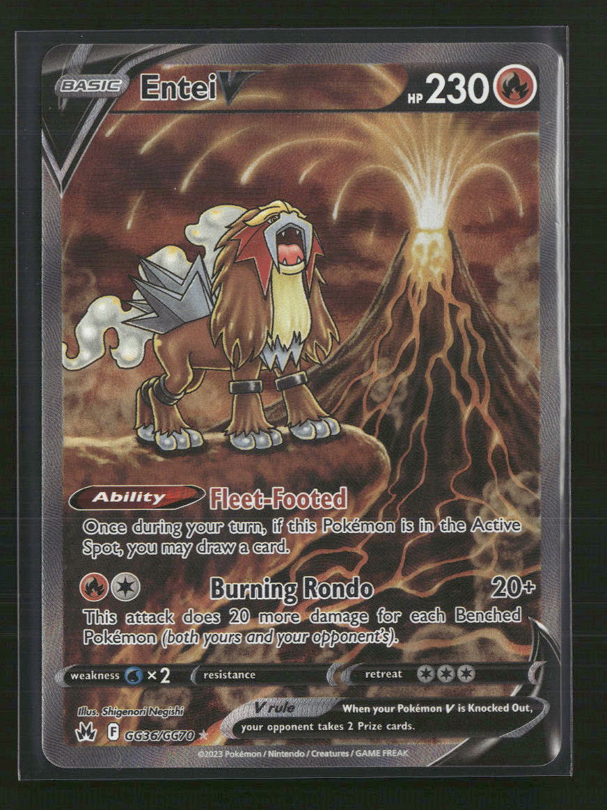 Entei V Crown Zenith: Galarian Gallery #GG36/GG70