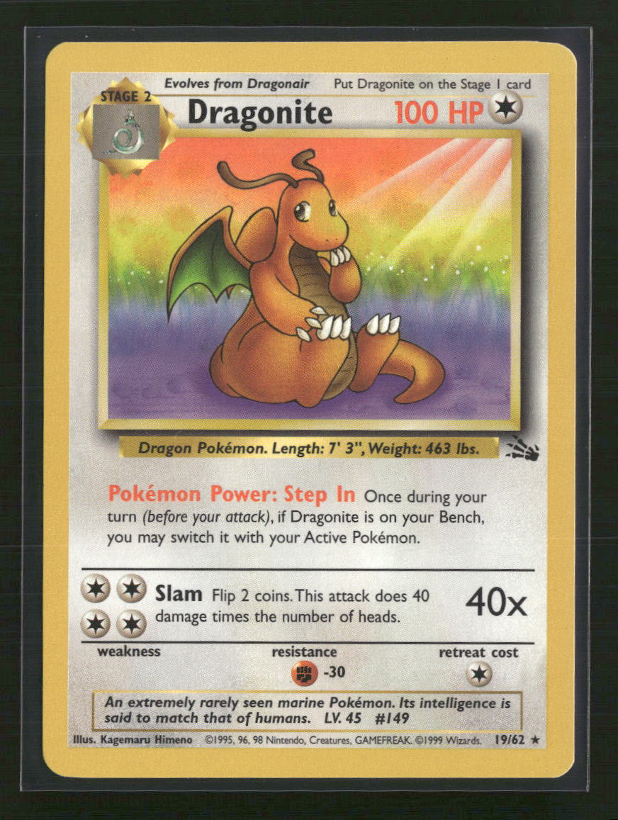 Dragonite (19) Fossil #19/62