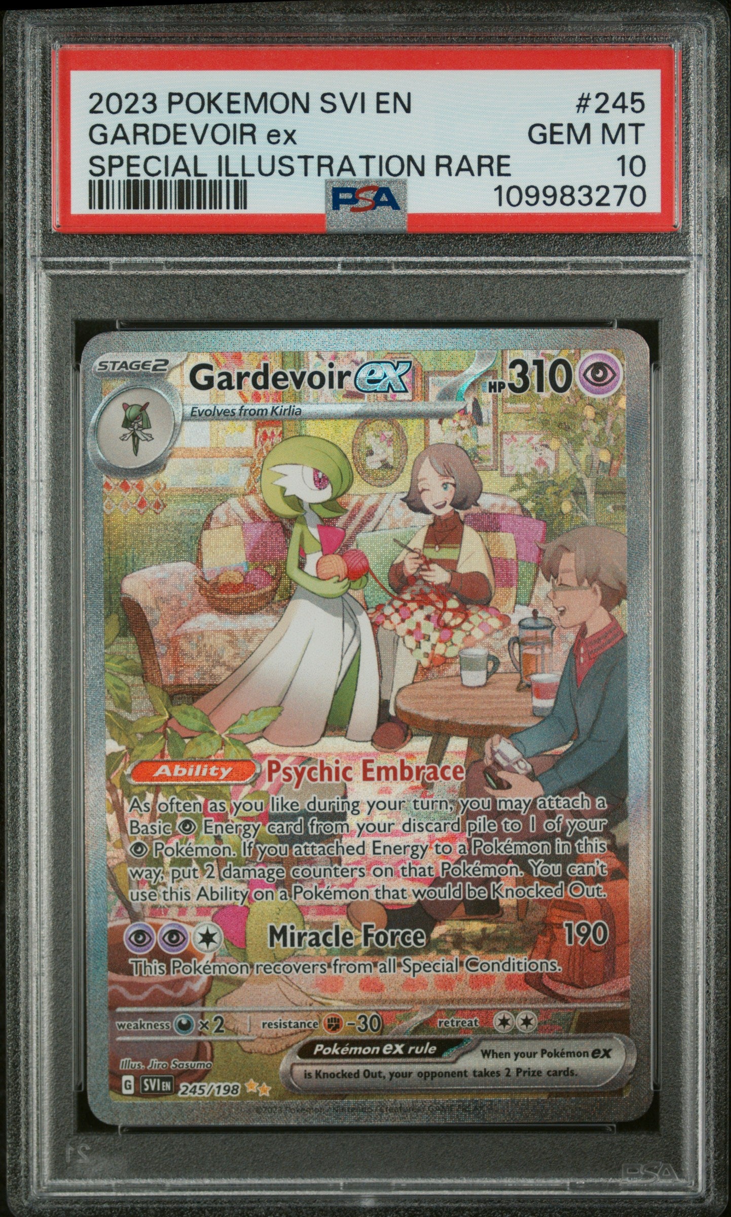 Gardevoir Ex 2023 Scarlet & Violet #245 Special Illustration Rare PSA 10