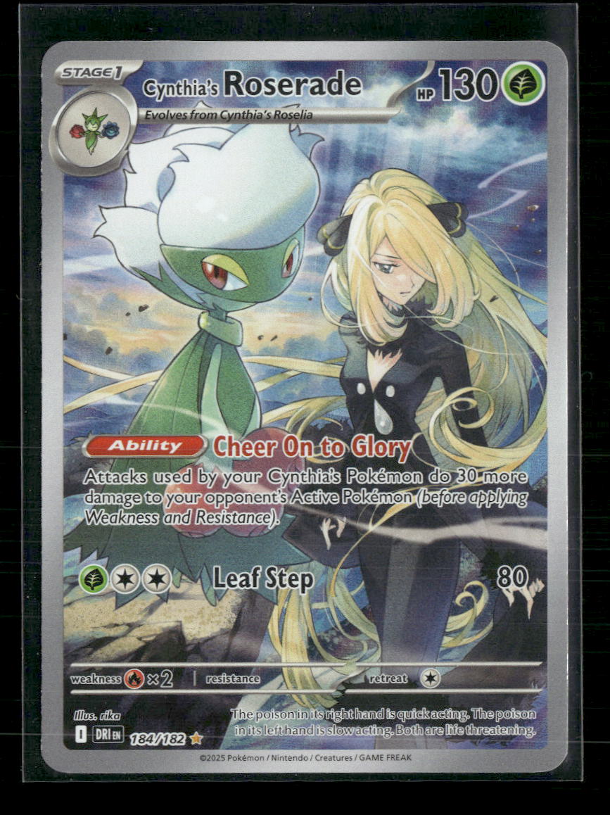 Cynthia's Roserade SV10: Destined Rivals #184/182