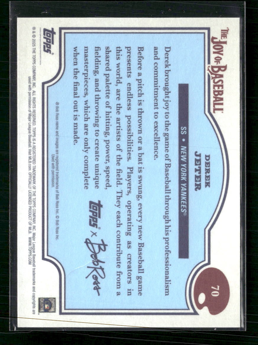 Derek Jeter 2025 Topps x Bob Ross: The Joy of Baseball #70