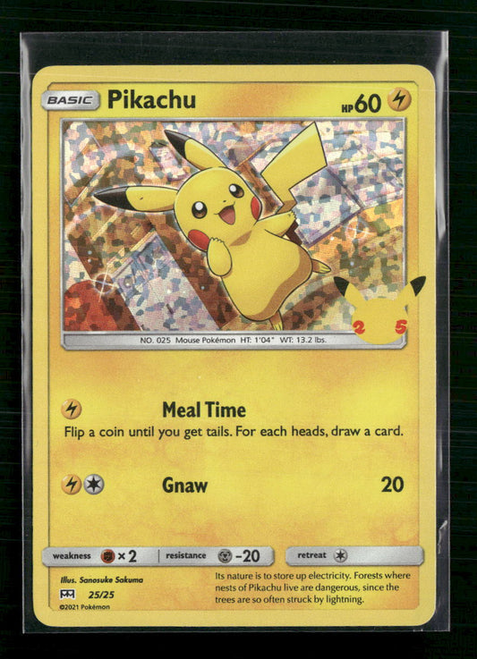 Pikachu McDonald's 25th Anniversary Promos #025/025