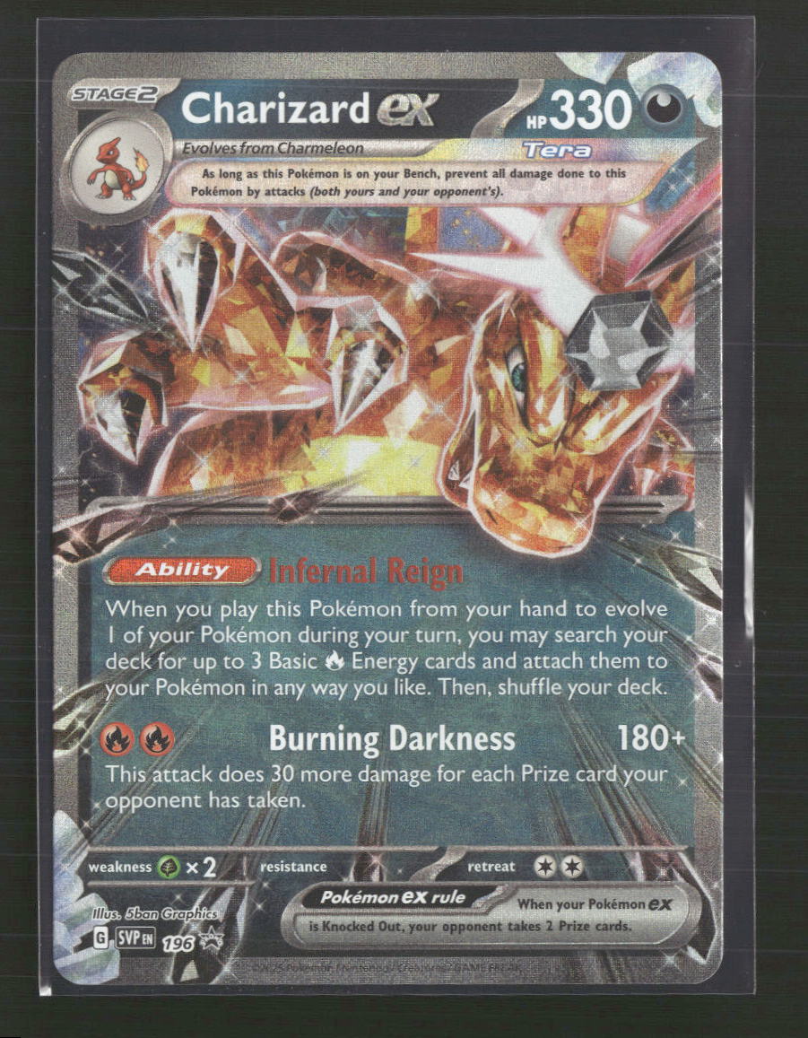 Charizard ex -196 SV: Scarlet & Violet Promo Cards #196