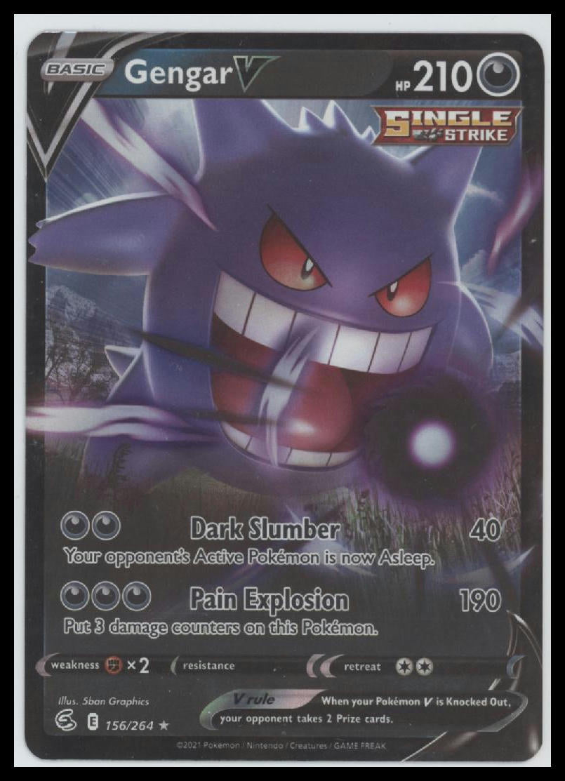 Gengar V SWSH08: Fusion Strike #156/264