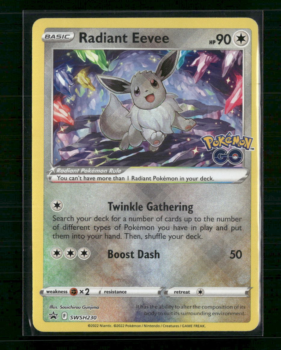 Radiant Eevee SWSH: Sword & Shield Promo Cards #SWSH230