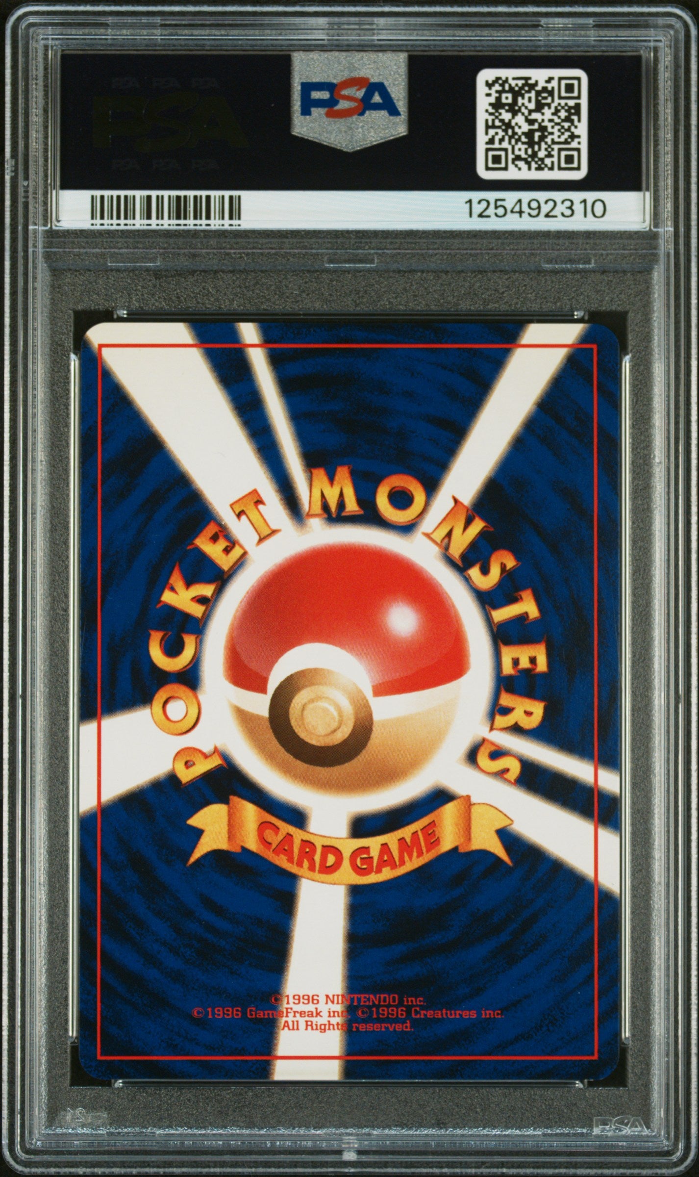 Dark Blastoise-Holo 1997 Pokemon Japanese Rocket #9 PSA 9
