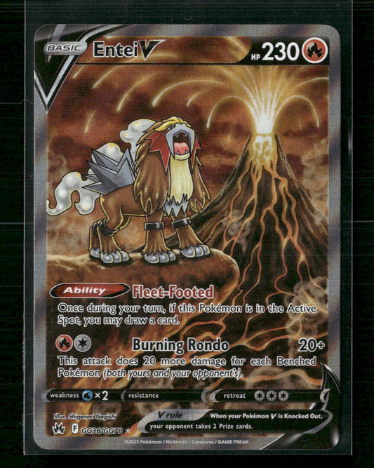 Entei V Crown Zenith: Galarian Gallery #GG36/GG70