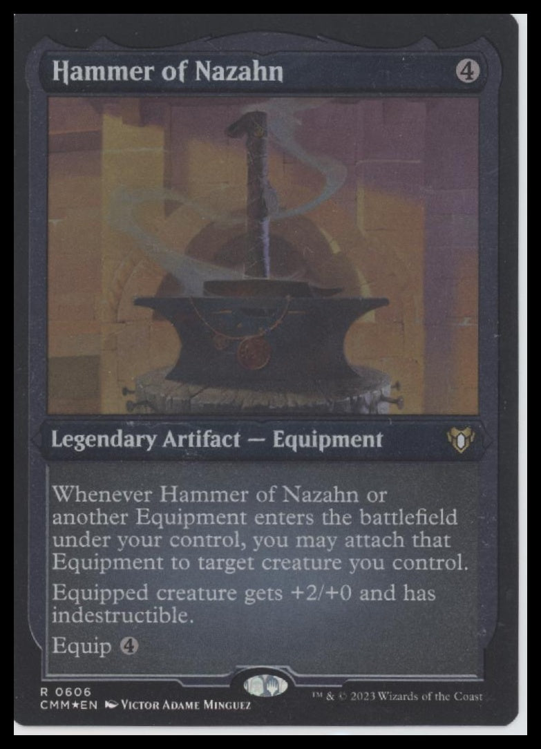 Hammer of Nazahn (Foil Etched) Commander Masters #606