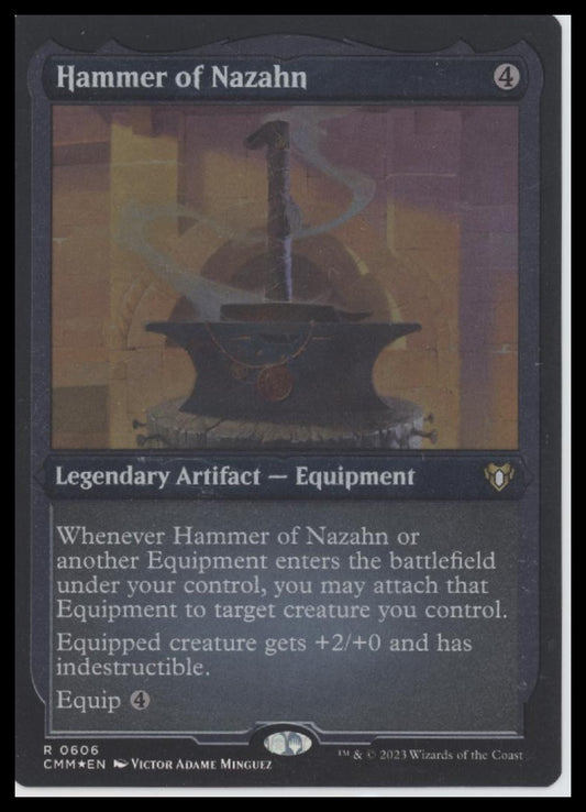 Hammer of Nazahn (Foil Etched) Commander Masters #606