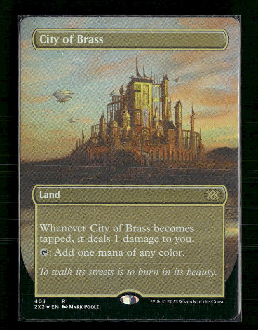 City of Brass (Borderless) Double Masters 2022 #403