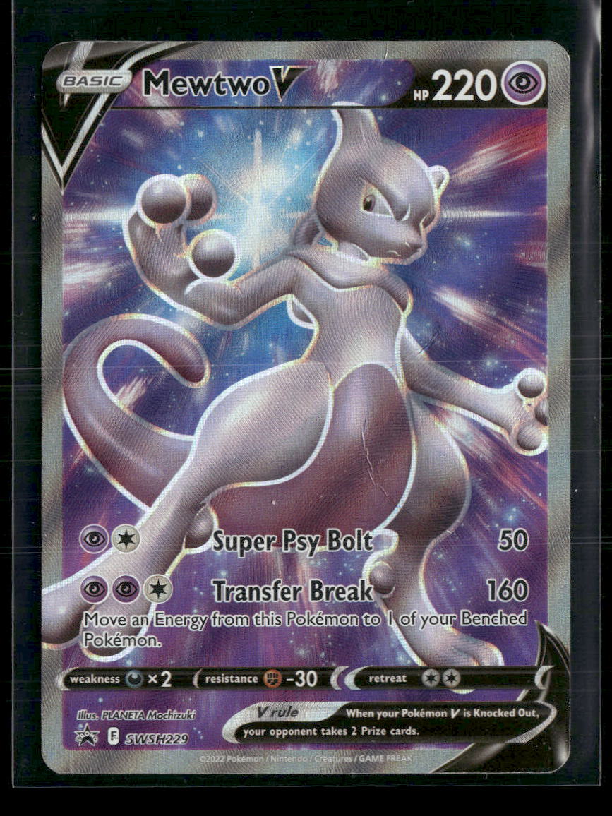 Mewtwo V SWSH: Sword & Shield Promo Cards #SWSH229
