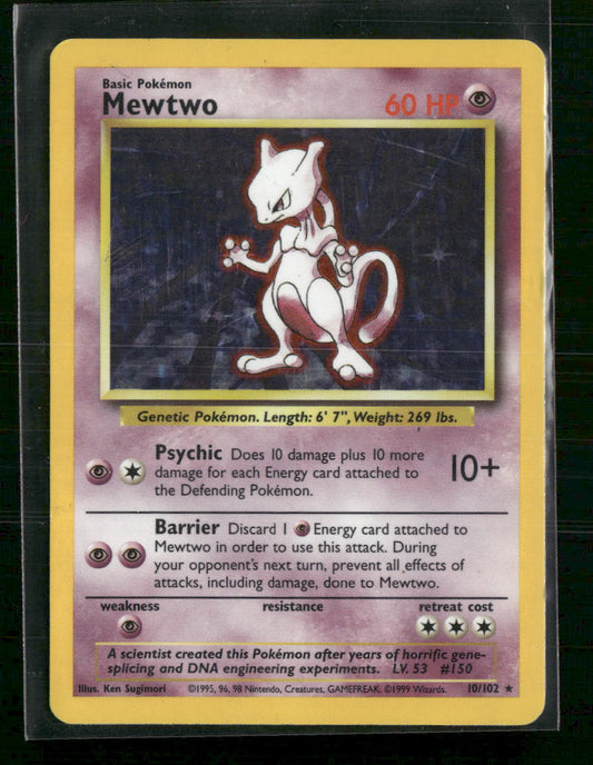 Mewtwo Base Set #010/102