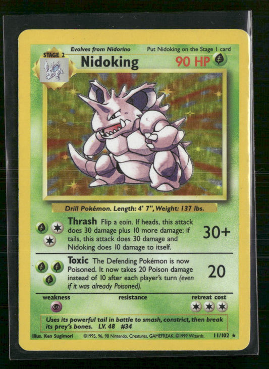 Nidoking Base Set #011/102