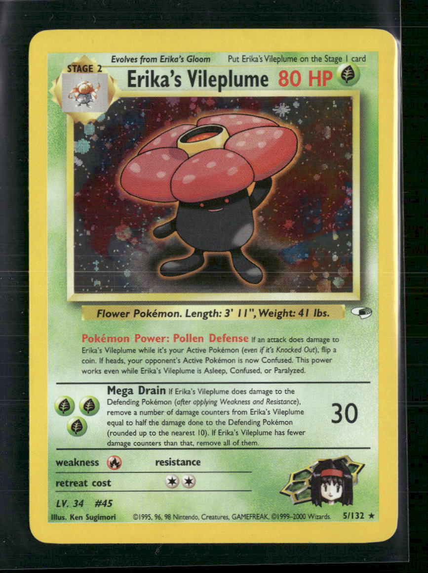 Erika's Vileplume Gym Heroes #005/132
