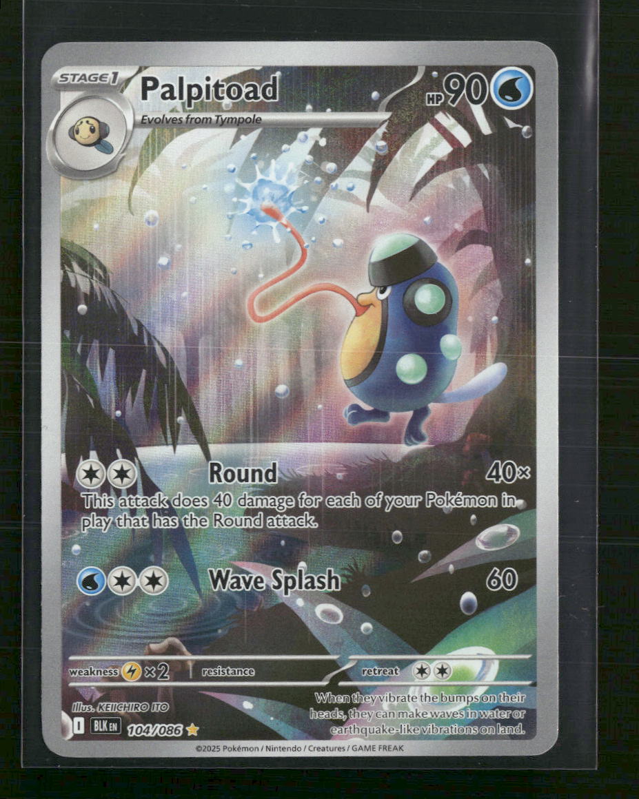 Palpitoad SV: Black Bolt #104/086