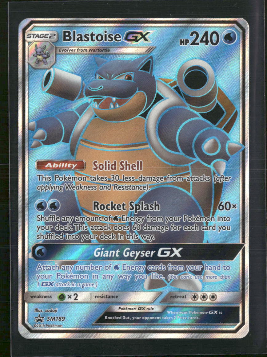 Blastoise GX SM Promos #SM189