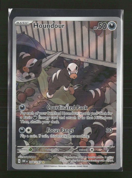 Houndour SV03: Obsidian Flames #204/197