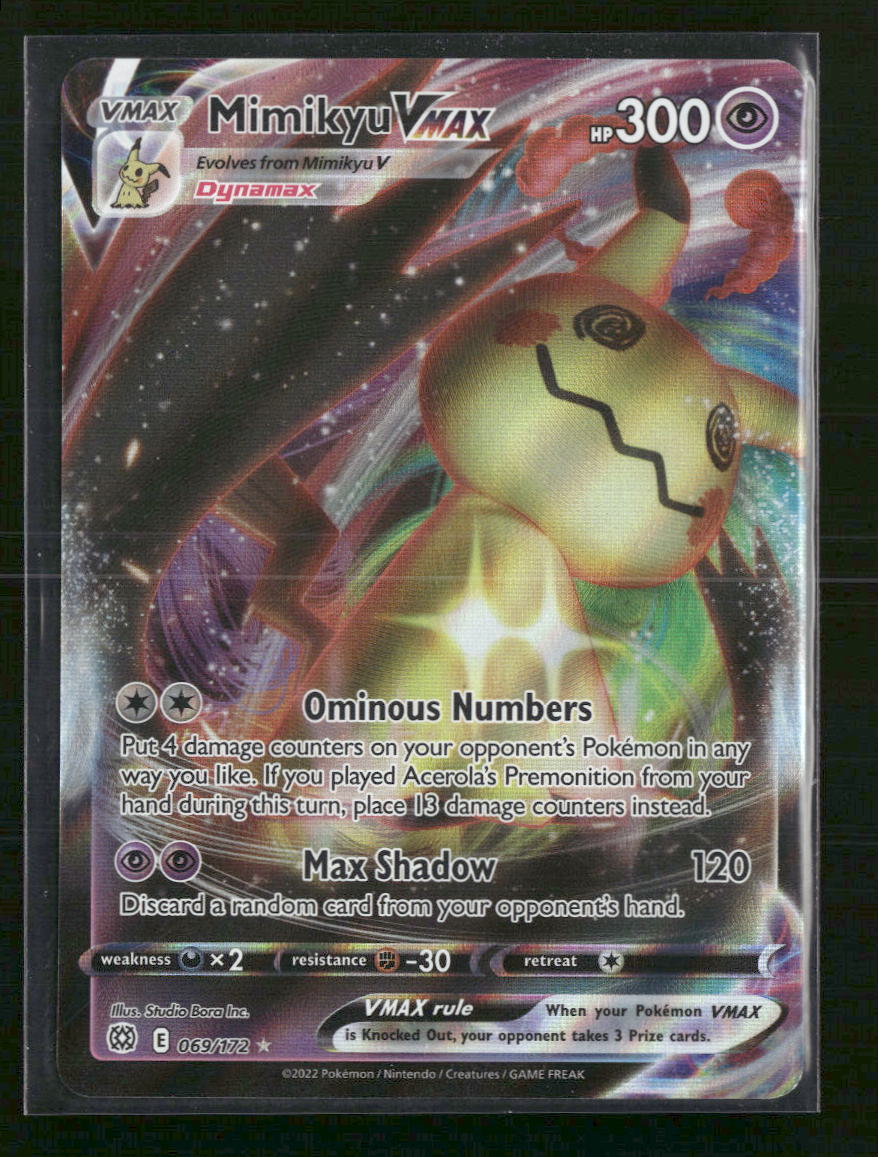 Mimikyu VMAX SWSH09: Brilliant Stars #069/172