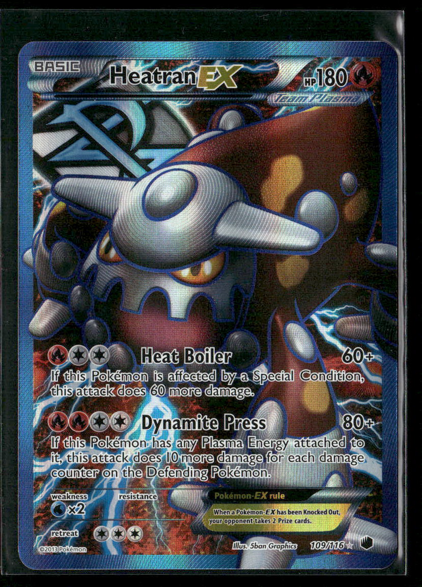 Heatran EX (Team Plasma) (Full Art) Plasma Freeze #109/116