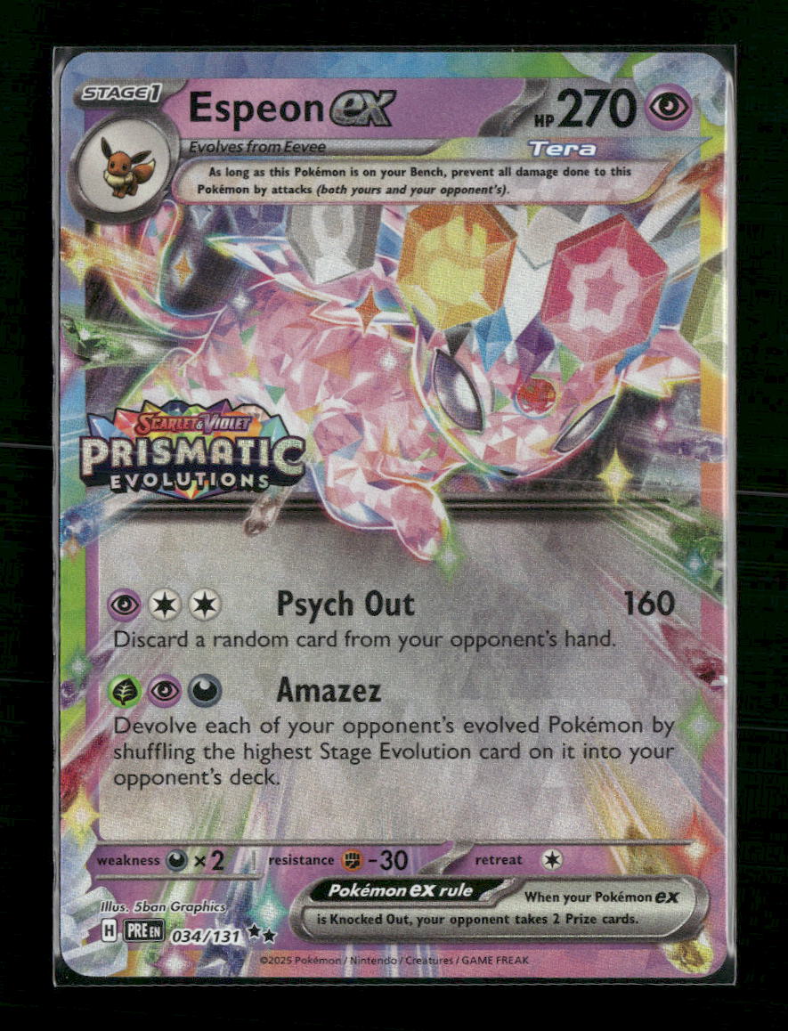 Espeon ex Miscellaneous Cards & Products #034/131