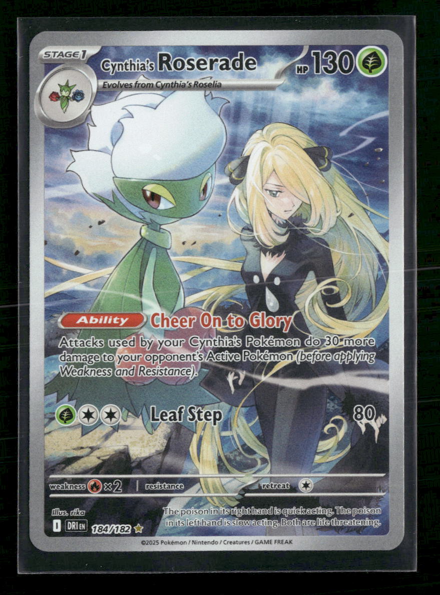 Cynthia's Roserade SV10: Destined Rivals #184/182