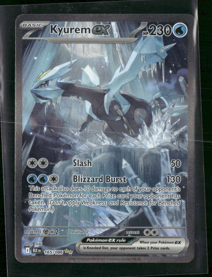 Kyurem ex SV: Black Bolt #165/086