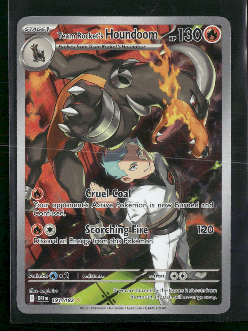Team Rocket's Houndoom SV10: Destined Rivals #191/182
