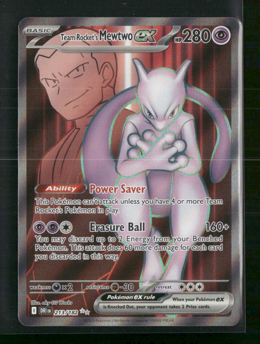 Team Rocket's Mewtwo ex SV10: Destined Rivals #213/182