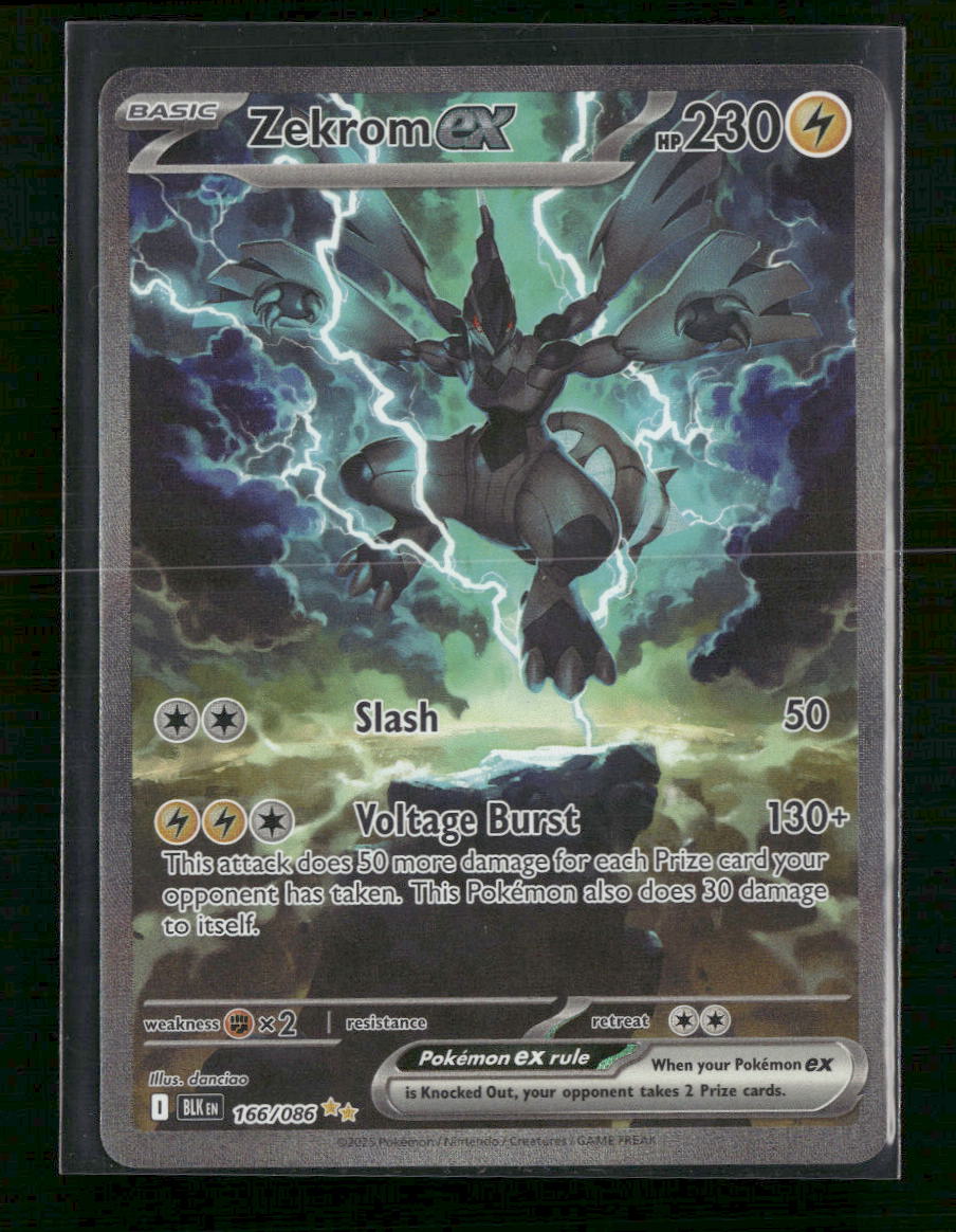 Zekrom ex SV: Black Bolt #166/086 – Orb Sports Cards & Collectibles