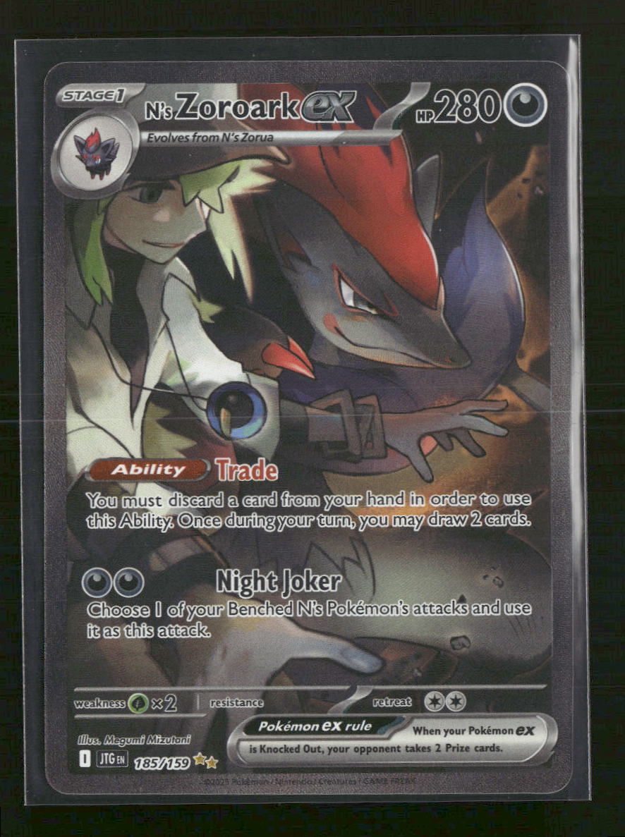 N's Zoroark ex SV09: Journey Together #185/159 – Orb Sports Cards
