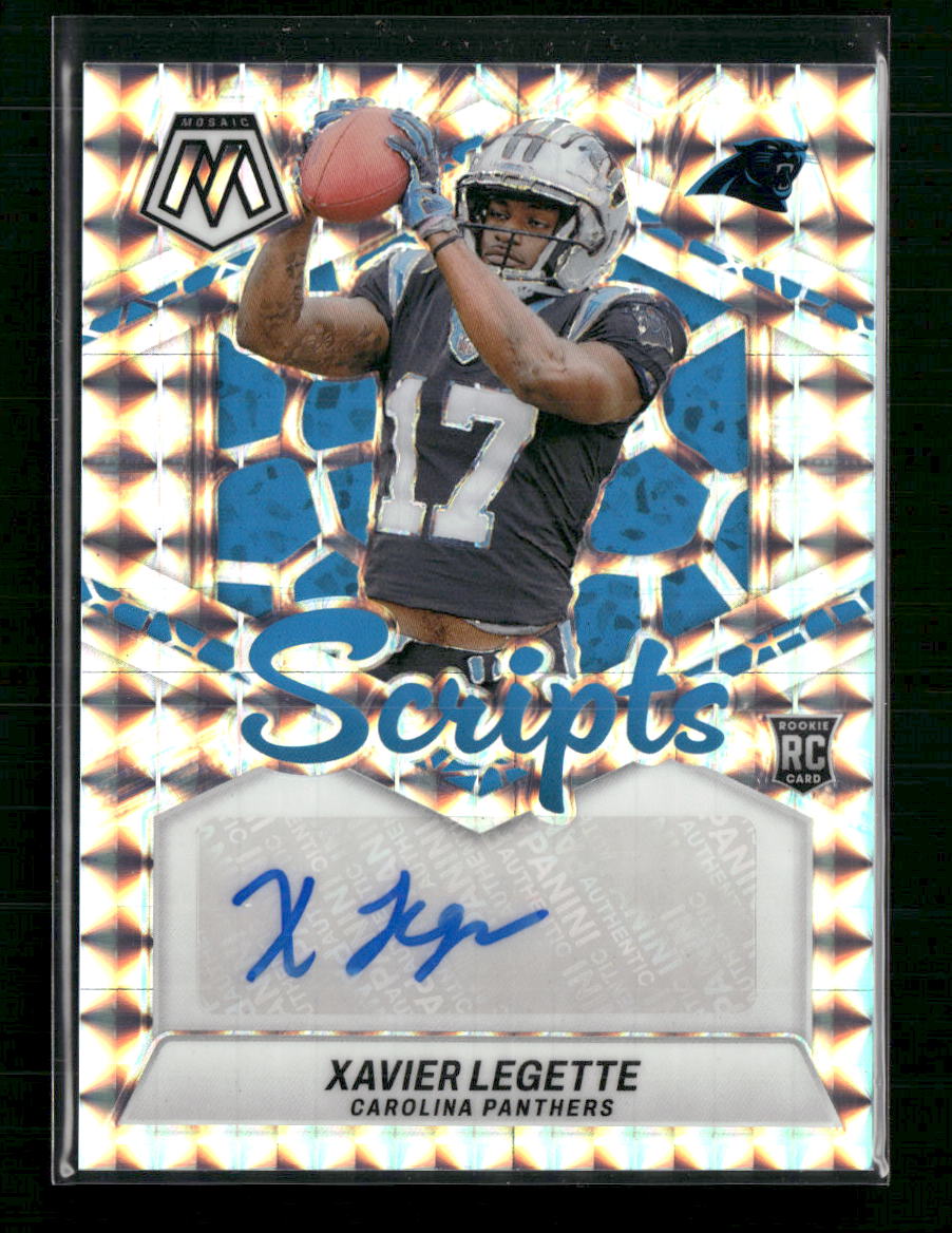 Xavier Legette 2024 Panini Mosaic #RS-XLE Rookie Scripts Auto