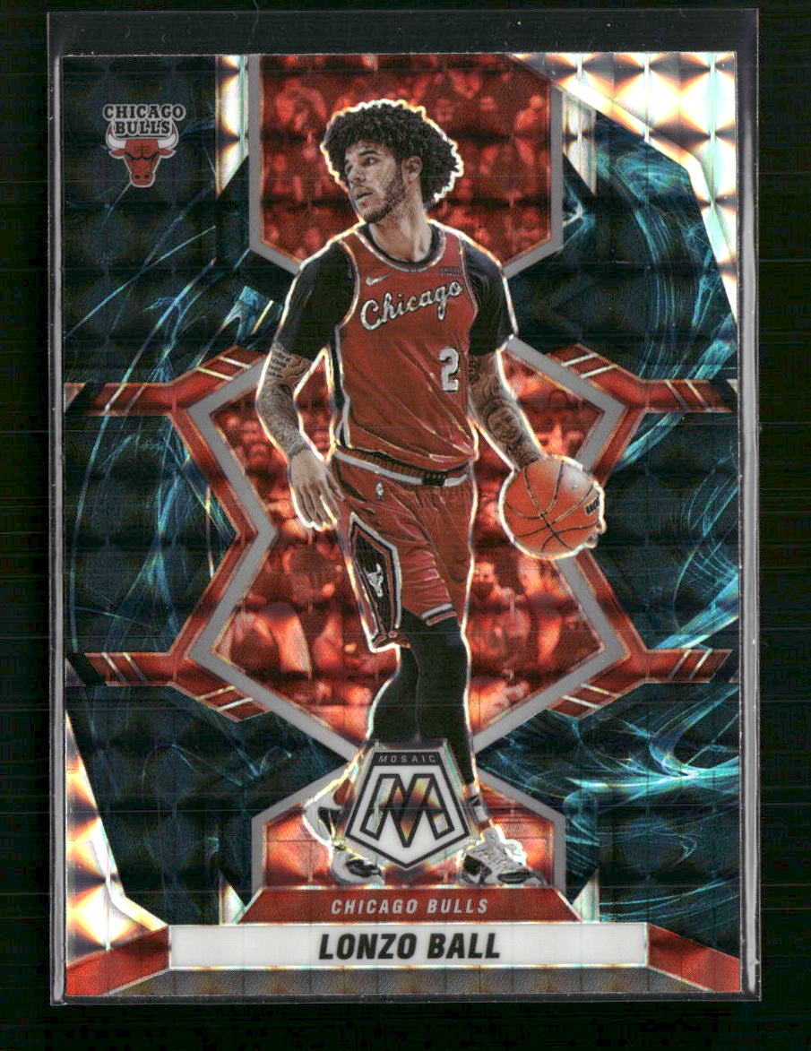 Lonzo Ball 2021-22 Panini Mosaic #33 Genesis