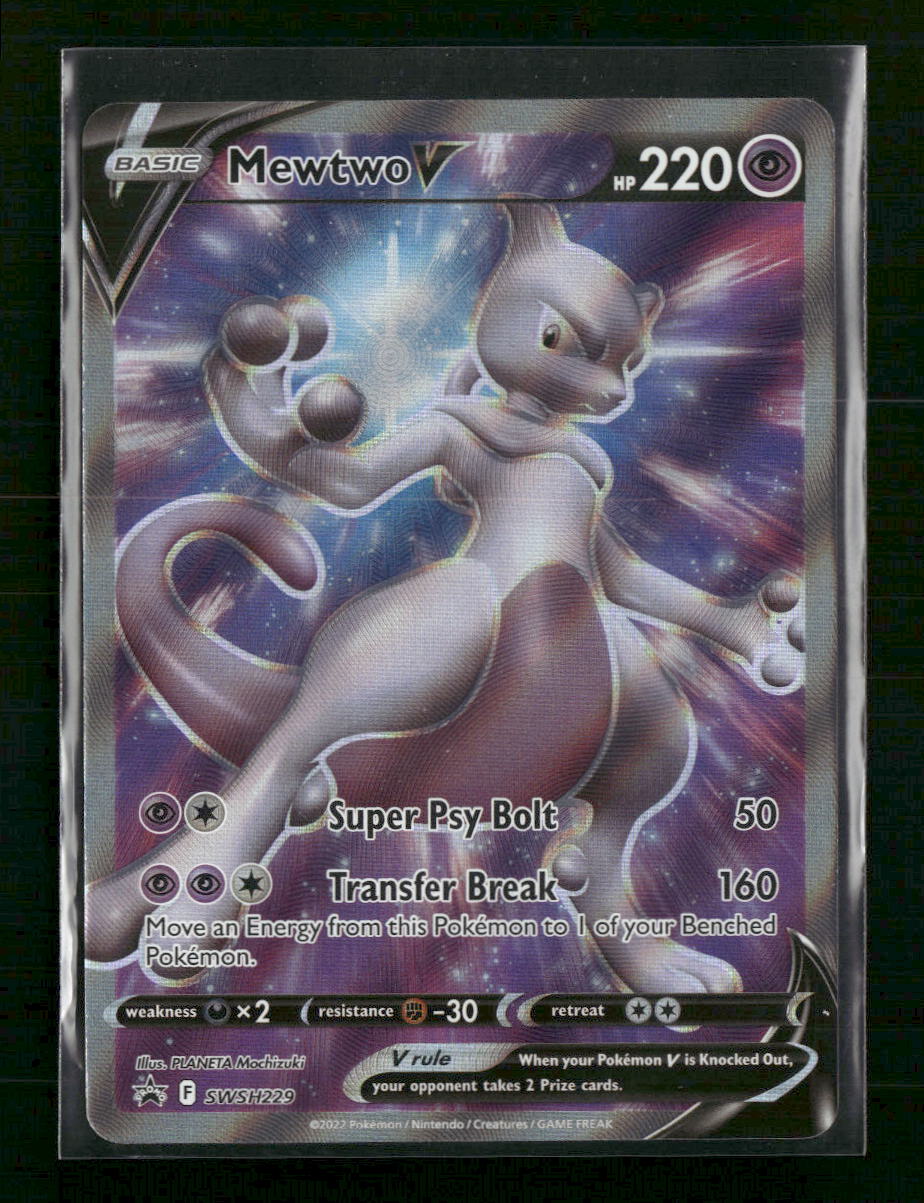 Mewtwo V SWSH: Sword & Shield Promo Cards #SWSH229