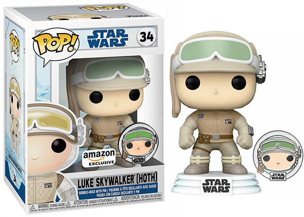 Luke Skywalker (w/ Pin, Hoth) 34 - Amazon Exclusive