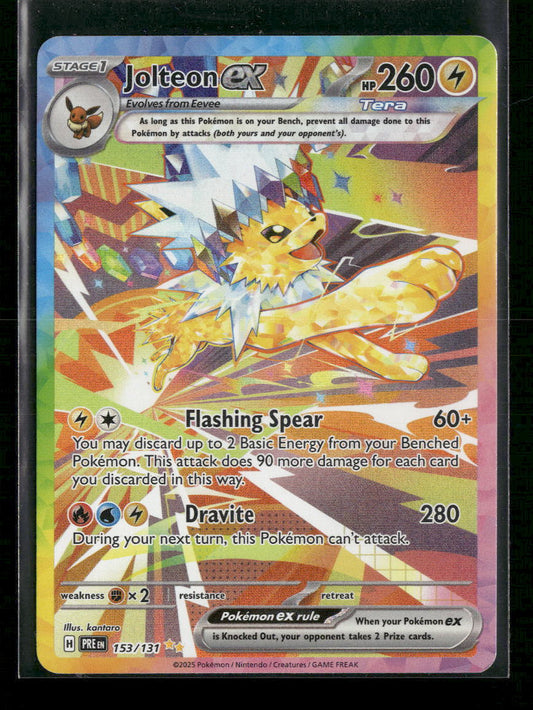 SV: Prismatic Evolutions Jolteon ex #153/131