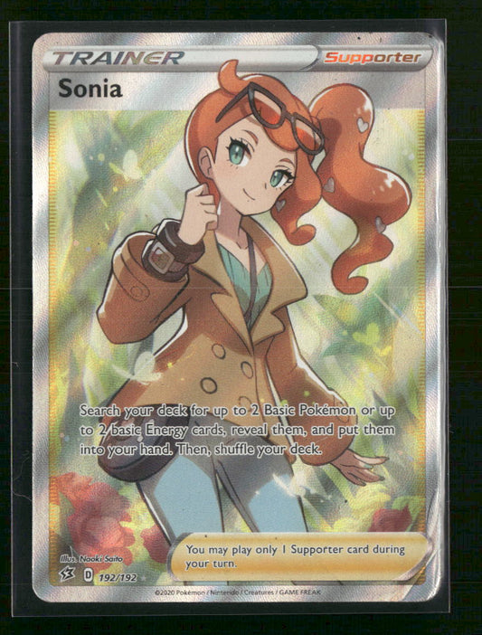 SWSH02: Rebel Clash Sonia (Full Art) #192/192