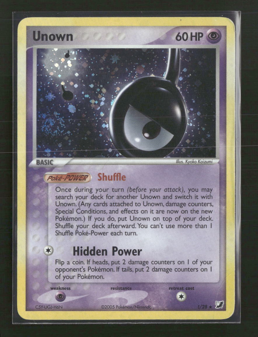Unseen Forces Unown (!) #!/28