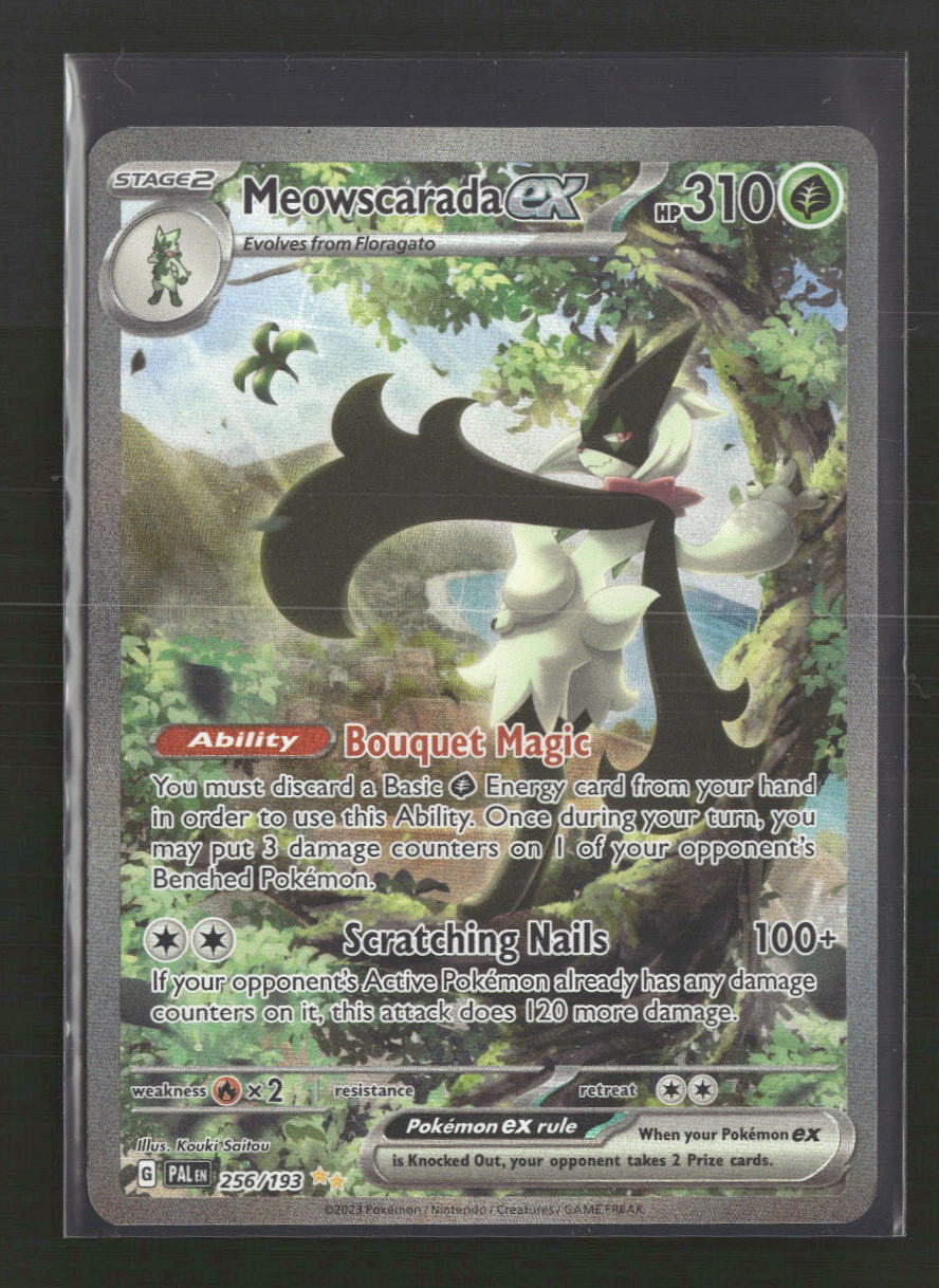 SV02: Paldea Evolved Meowscarada ex #256/193