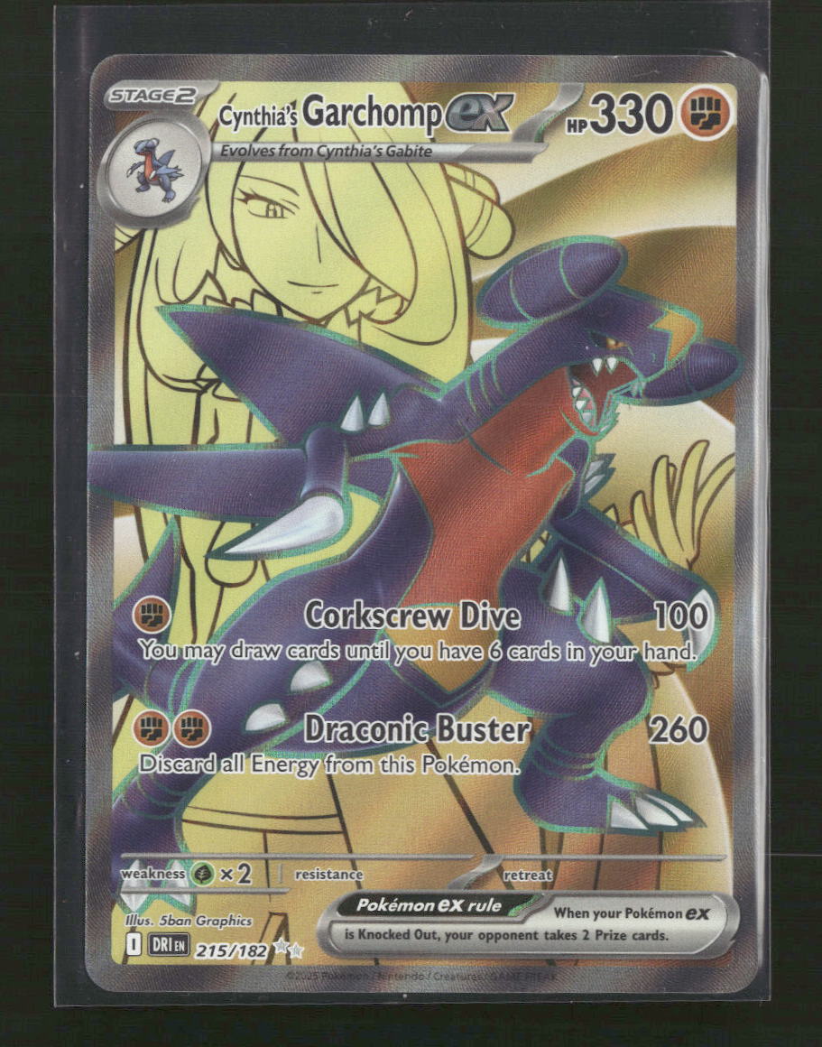 SV10: Destined Rivals Cynthia's Garchomp ex #215/182