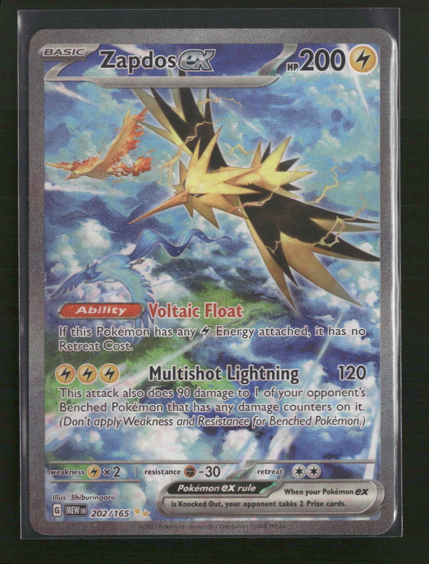 SV: Scarlet & Violet 151 Zapdos ex #202/165