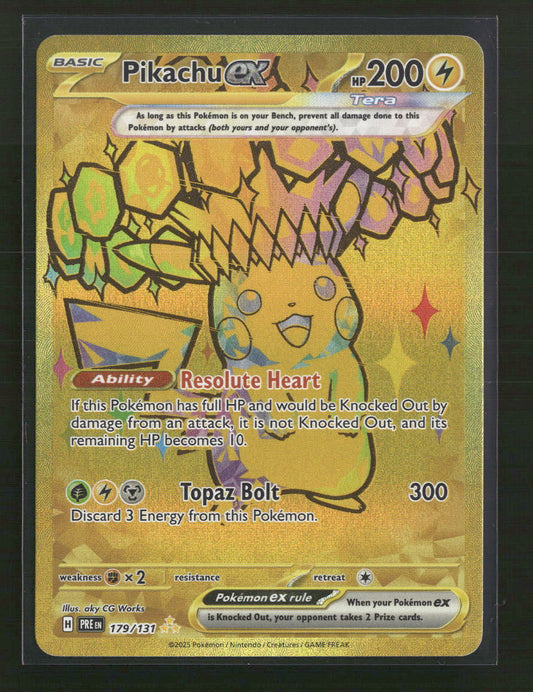 SV: Prismatic Evolutions Pikachu ex #179/131