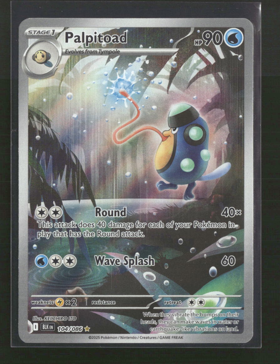SV: Black Bolt Palpitoad #104/086