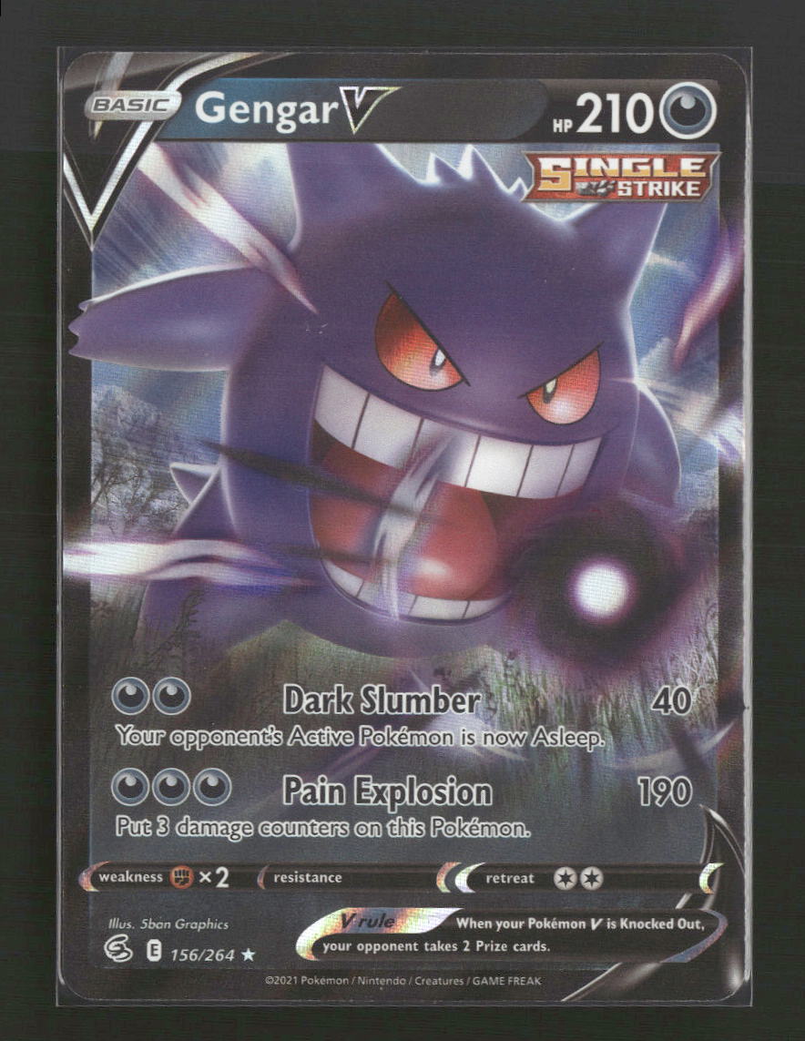 SWSH08: Fusion Strike Gengar V #156/264