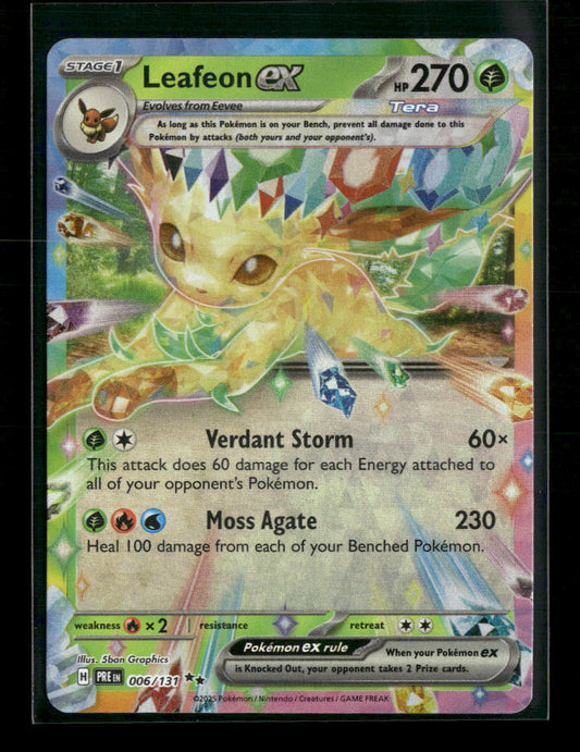 SV: Prismatic Evolutions Leafeon ex #006/131