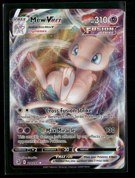 SWSH08: Fusion Strike Mew VMAX #114/264