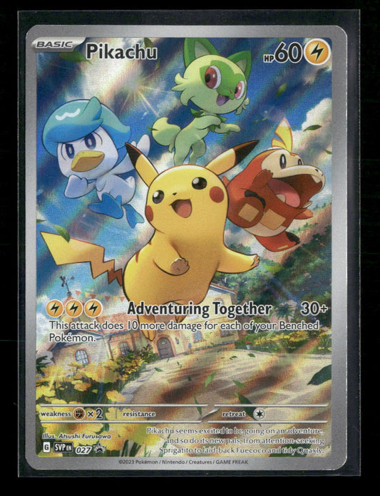 SV: Scarlet & Violet Promo Cards Pikachu #027