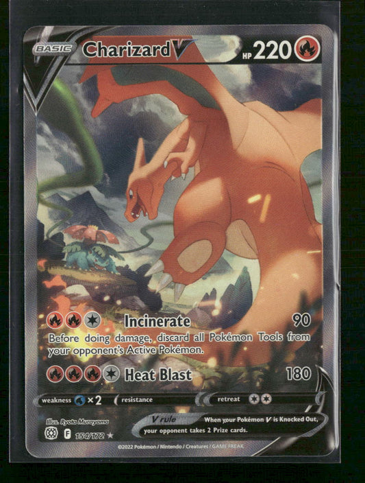 SWSH09: Brilliant Stars Charizard V (Alternate Full Art) #154/172
