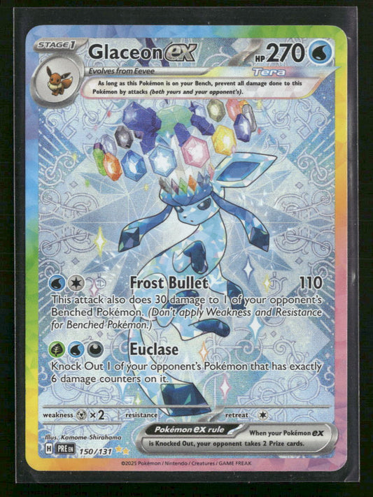 SV: Prismatic Evolutions Glaceon ex #150/131